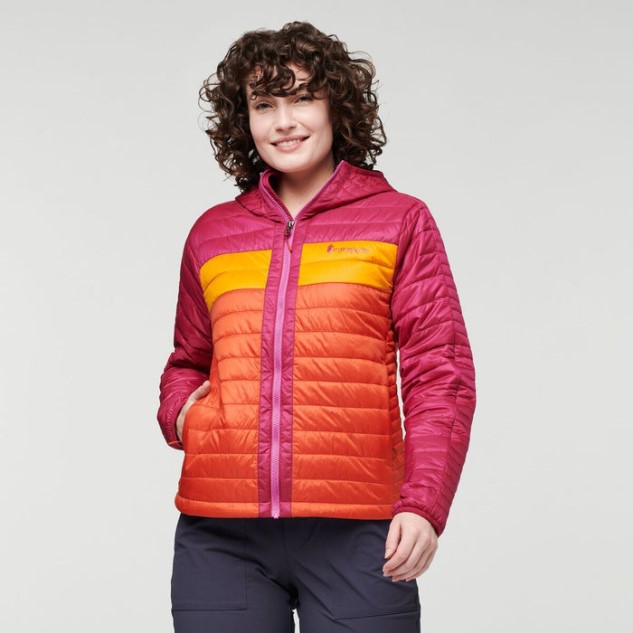 Capa Geïsoleerd Damesjack Met Capuchon Cotopaxi Fashion Raspberry-canyon