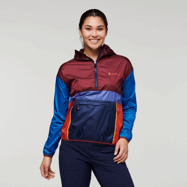 Franse Teca Cotopaxi-collectie Dames Windjack Met Halve Rits