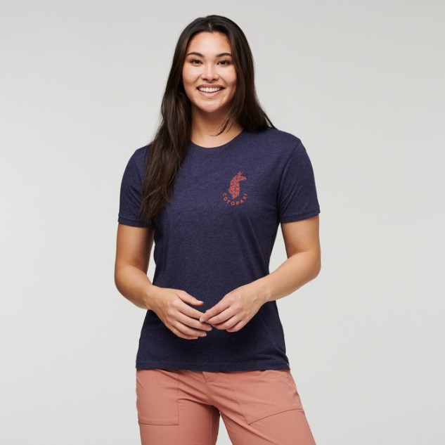 Maritieme Collecties Lama Lover Biologisch T-shirt Dames Cotopaxi