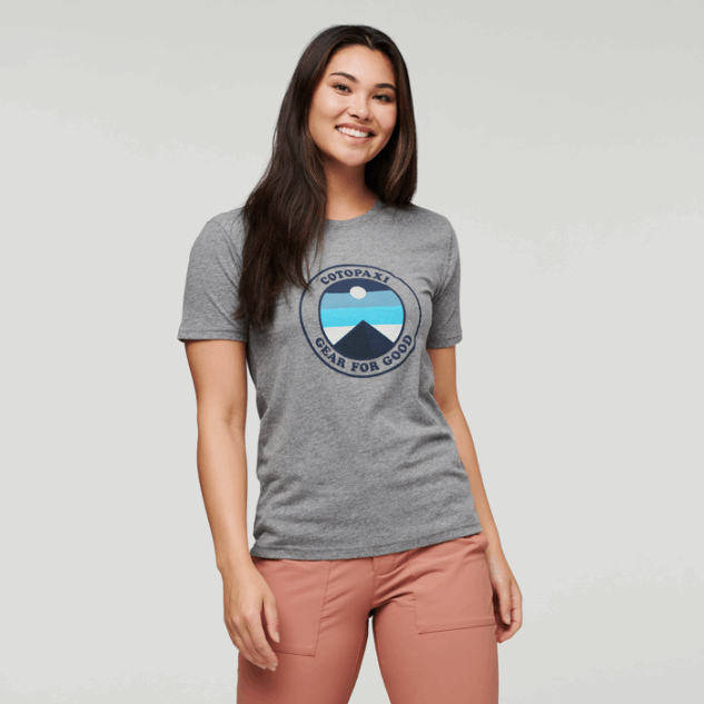 Cotopaxi Heather Grey Sunny Side T-shirt Dames Origineel