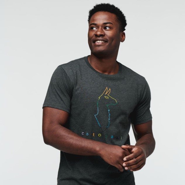 Elektrische Lama T-shirt Mannen Cotopaxi Iron Collectie