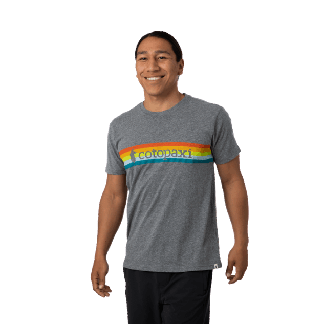 On The Horizon T-shirt Heren Merken Heather Grey Cotopaxi