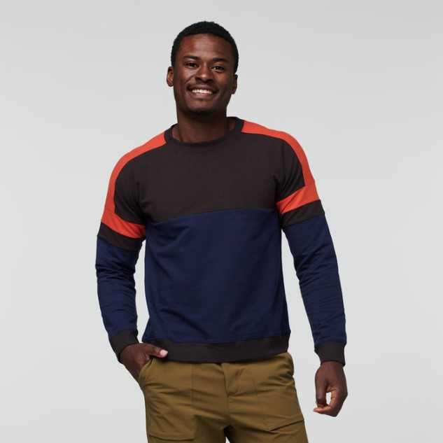 Cotopaxi Bandera Sweatshirt Mannen Grot-maritieme Collecties
