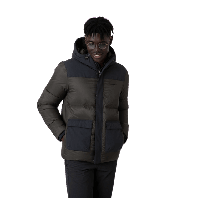 Zwart-ijzeren Solazo Donsparka Heren Cotopaxi Collectie