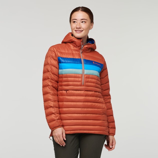 Cotopaxi Spice Strepen Collecties Fuego Dons Hooded Pullover Dames