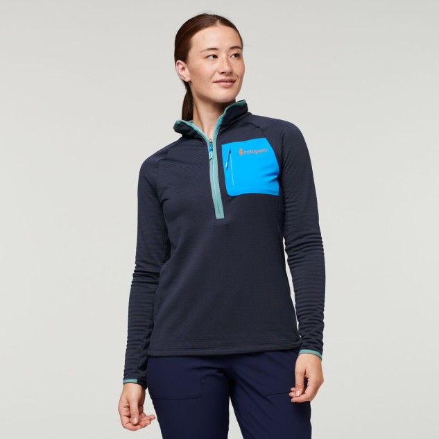 Otero Fleece Pullover Met Halve Rits Dames Grafiet Cotopaxi Mode