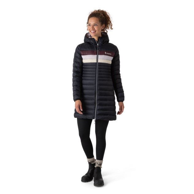 Cotopaxi Zwarte Strepen Fuego Dons Parka Dames Merk